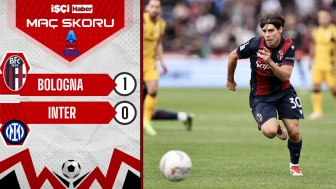 Inter, Bologna deplasmanında 1-0 kaybetti