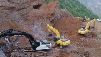Hakkari'de maden ocağı faaliyeti durduruldu
