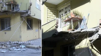 Pendik’te korku dolu anlar: Balkon çöktü, mahalle ayağa kalktı!
