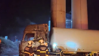 Lüleburgaz’da LPG tankerinde yangın: Alevler kontrol altına alındı