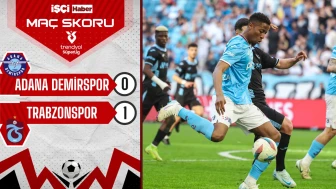 Trabzonspor, Adana Demirspor deplasmanında tek golle kazandı