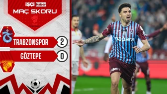 Trabzonspor, Göztepe'yi 2-0 mağlup etti!