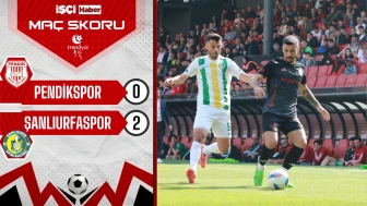 Şanlıurfaspor'dan Pendikspor deplasmanında kritik galibiyet