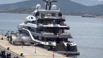 Adeta yüzen saray! Ultra lüks yat Bodrum'da: 1 haftalık kirası 1.1 milyon euro!