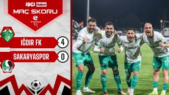 Iğdır FK, Sakaryaspor karşısında 3 puanı 4 golle aldı