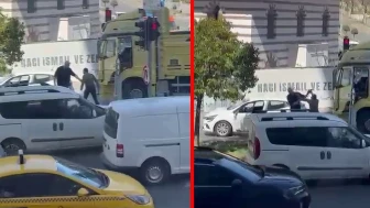 Ümraniye'de kamyon şoförü dehşeti: Çekiçle saldırdı!