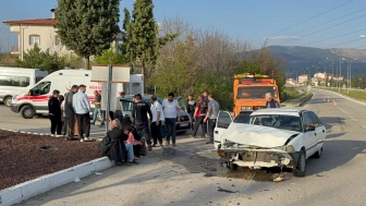 Kütahya Domaniç'te trafik kazası