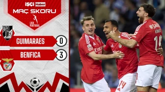 Benfica, Guimares deplasmanında 3-0 kazandı!
