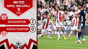 Sivasspor, Antalyaspor'u 2-0 mağlup etti!