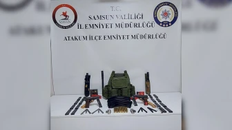Samsun'da bir eve operasyon