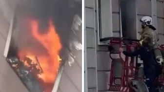 Manisa'da korkutan yangın: Çocuklar tahliye edildi!