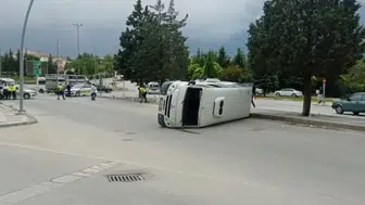 Karaman’da okul servisi devrildi: 4 öğrenci, 6 yaralı!