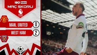 West Ham United, Manchester United deplasmanında 3 puanı 2 golle aldı