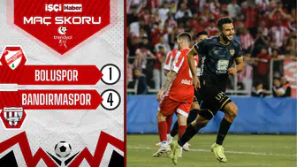 Bandırmaspor, Boluspor'u 4 golle geçti