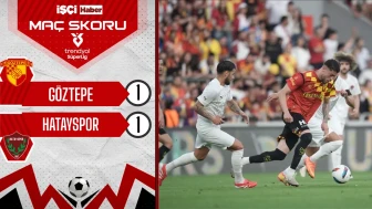 Göztepe ve Hatayspor 1-1 berabere kaldı