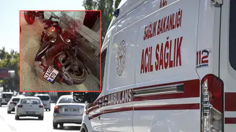 Kütahya'da acı ölüm: Düşen cep telefonunu almak için duran motokuryeye motosiklet çarptı!