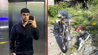Köprüden uçan motosikletin 18 yaşındaki sürücüsü öldü