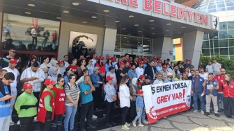 Narlıdere Belediyesi’nde grev başladı: 350 işçi iş bıraktı