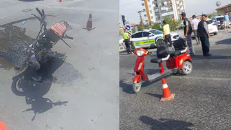 Konya'da peş peşe kaza! 2 yaralı