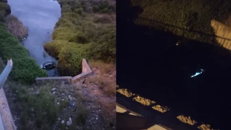 Maltepe'de otomobil gölete uçtu!