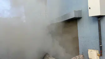 Batman'da yangın paniği: Bodrum katı alev aldı