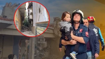 İstanbul'da riskli bina yıkıldı: Beton askıda kaldı, 4 bina boşaltıldı!