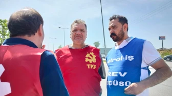 Portakal Plastik ve Porvil'de işçiler greve çıktı