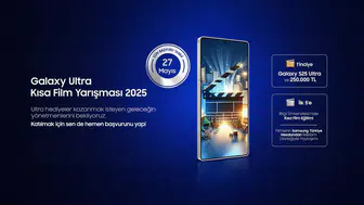 Galaxy Ultra Kısa Film Yarışması başladı! 25 yaş altı genç yönetmenlere büyük fırsat