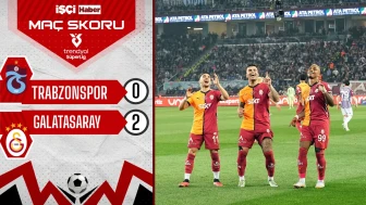 Galatasaray'ın şampiyonluk meşalesi Trabzonspor deplasmanında da yandı!