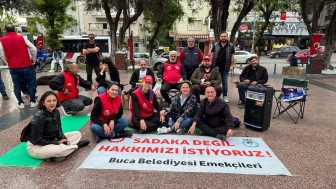 İzmir'de belediye işçileri greve çıktı