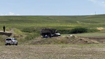 Diyarbakır'da yanmış olan kamyonetten çıkanlar kan dondurdu!