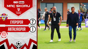 Eyüpspor, Antalyaspor'u 2-1 mağlup ederek 5 maç sonra galip geldi