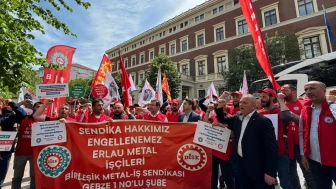 Birleşik Metal-İş’ten Alman Başkonsolosluğu önünde protesto!