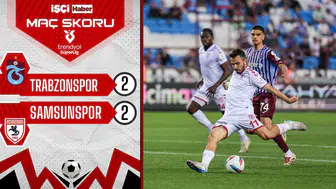 Trabzonspor-Samsunspor maçında kazanan çıkmadı