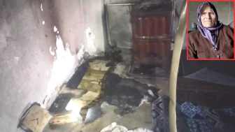Alevlerin arasında kalan 87 yaşındaki kadın öldü