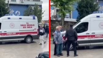 Cami şadırvanında hareketsiz bulunan adam hastaneye kaldırıldı