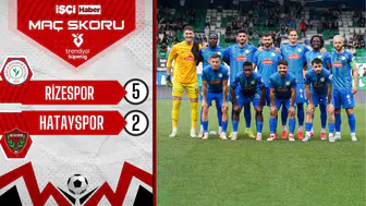 Rizespor, Hatayspor'u 5 golle geçti!