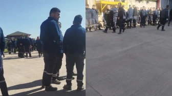 İnegöl'de otobüs fabrikası işçilerinden grev!