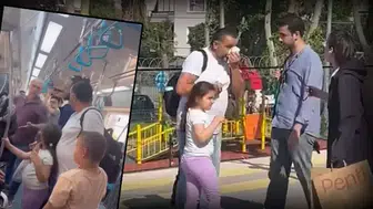 2 çocuğunun önünde babaya şiddet!