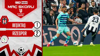 Beşiktaş, Rizespor karşısında uzatma anlarında yıkıldı!