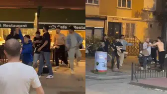 Maltepe'de kavga! Ortalık birbirine girdi