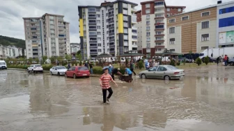 Yollarda su birikti, çatılar uçtu! Dolu ve sağanak yurdu teslim aldı
