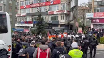 Taksim Meydanı’na yürümek isteyen Halkın Kurtuluş Partisi üyeleri gözaltına alındı
