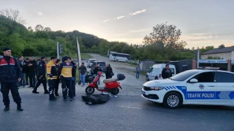 Zonguldak'ta kamyonla çarpışan motosiklet sürücüsü hayatını kaybetti