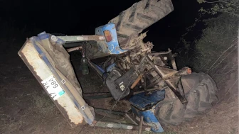 Çanakkale'nin Yenice ilçesinde traktör kazası