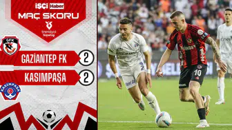 Gaziantep FK ve Kasımpaşa, 2-2 berabere kaldı!