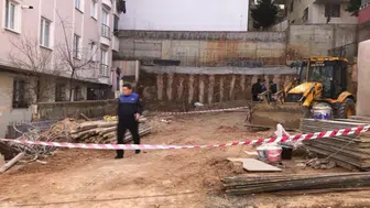 Sancaktepe'de bir inşaatta göçük meydana geldi