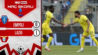 Lazio, Empoli deplasmanında tek golle kazandı