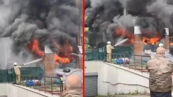 Pendik'te korkutan yangın