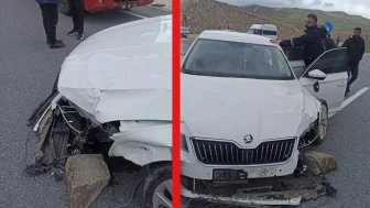Başkale’de korkutan kaza